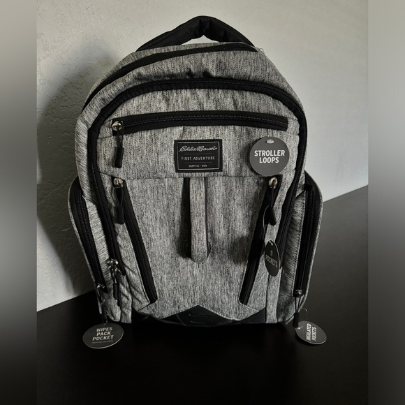 NWT Eddie Bauer Rainier Back Pack Diaper Bag - Picture 7 of 13